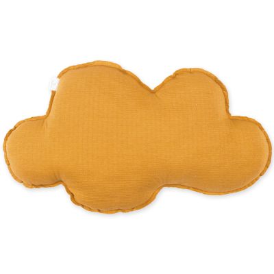 Coussin nuage ocre golden (30 cm) Bemini