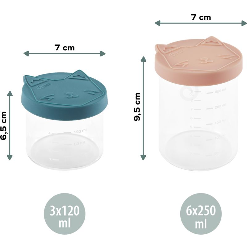 Lot de 9 pots de conservation Isy Bowls (6 x 250ml + 3 x 120ml) - Reconditionné Babymoov Produit 3