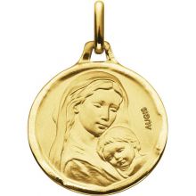 Médaille ronde Maternité (or jaune 750°)  par Maison Augis