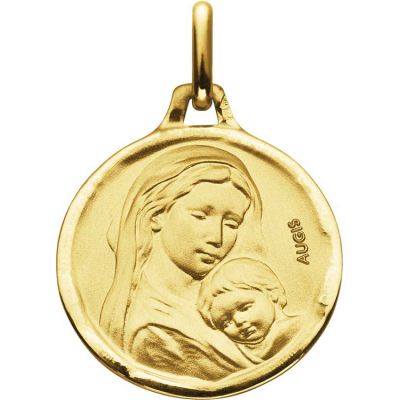 Médaille ronde Maternité (or jaune 750°) A.Augis