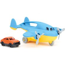 Avion cargo et mini voiture  par Green Toys