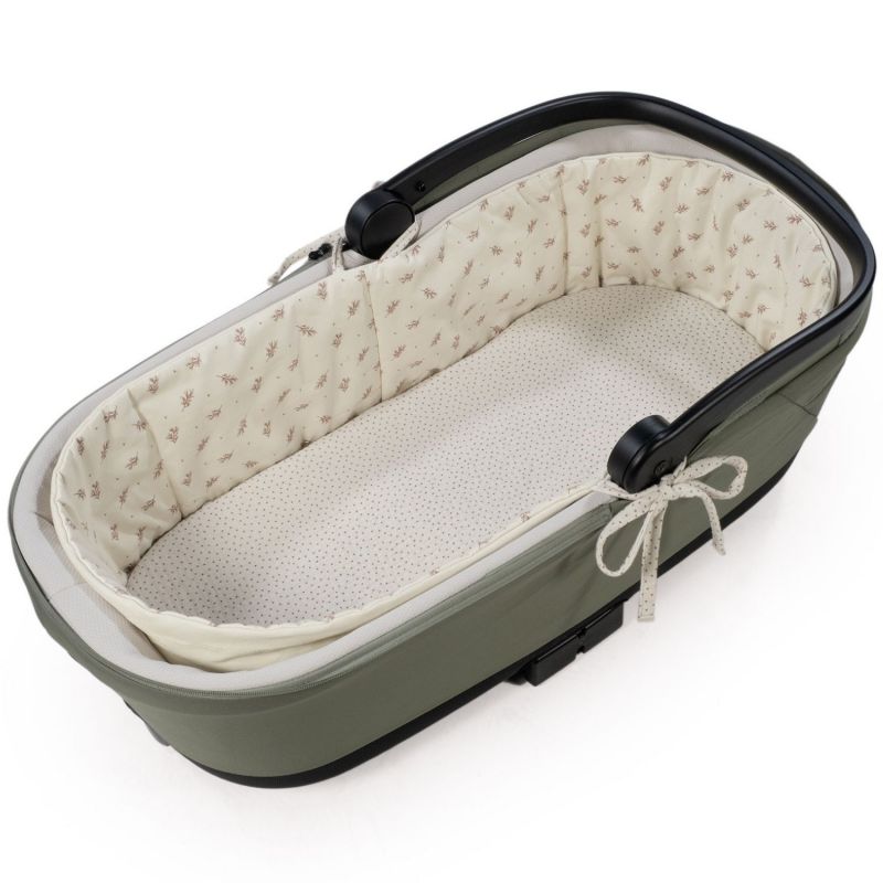 Housse de nacelle avec tiges + Drap-housse pour nacelle Mimosa Rose Walking Mum Produit 1