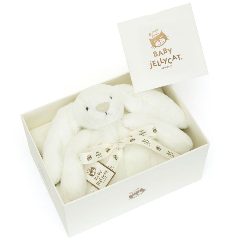 Couverture bébé Bashful Lapin Luxe Luna (70 cm) Jellycat Packaging 6