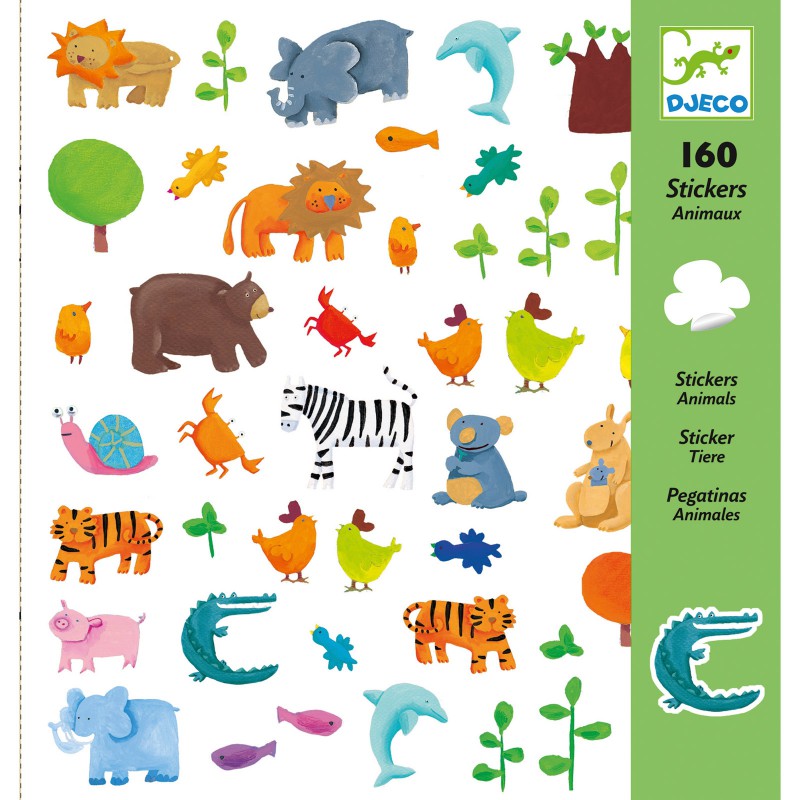 Autocollants Animaux Djeco