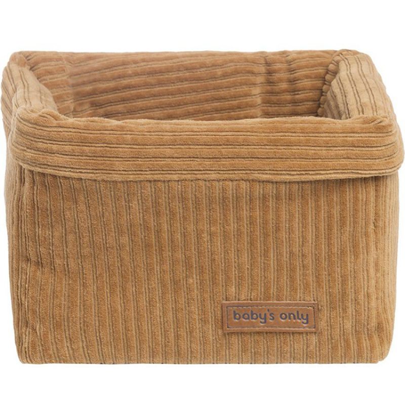 Panier de toilette Sense caramel (18 x 18 cm) Baby's Only