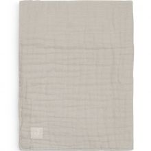 Couverture en coton froissé nougat (75 x 100 cm)  par Jollein