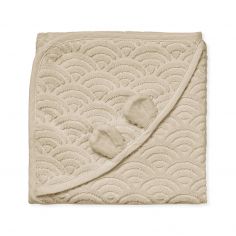 Cape de bain ours amande (80 x 80 cm) - Cam Cam Copenhagen