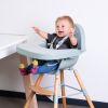 Kit de pieds longs pour chaise haute Evolu extra + repose-pieds Childhome Ambiance 5