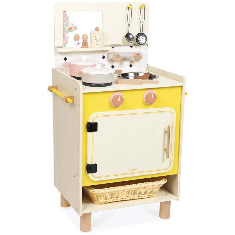 Cuisinière en bois Mamie Soleil (11 pièces) Janod Produit 1