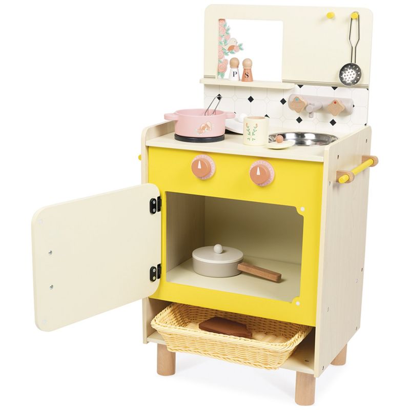 Cuisinière en bois Mamie Soleil (11 pièces) Janod Produit 4
