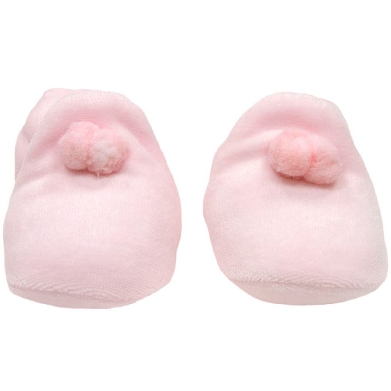 Chaussons hiver rose (1-3 mois) Cambrass