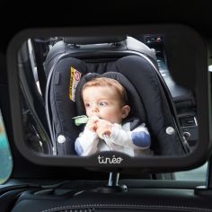 Rétroviseur de sécurité pour bébé, siège arrière, carré, support pour  appui-tête, moniteur de sécurité pour enfants, style de voiture