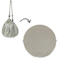 Tapis de jeu nomade 2 en 1 en coton bio Meadow Green Organic - Play&Go