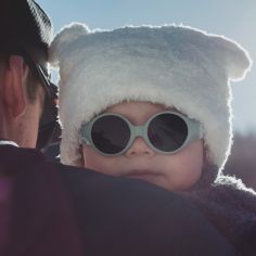 Lunettes de soleil bandeau Glee Vert sauge (0-9 mois)