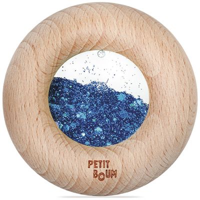 Hochet sensoriel Calm Donut bleue