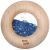 Variation Bleu du produit Hochet sensoriel Calm Donut bleue de la marque Petit Boum