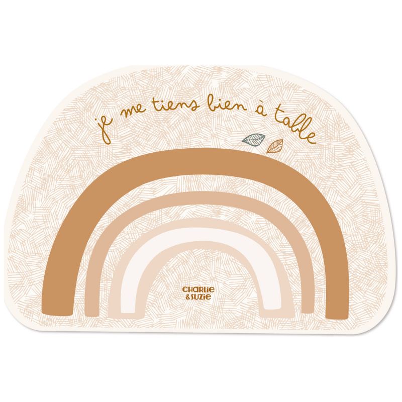 Set de table Rainbow Edgar Charlie et Suzie Produit 1