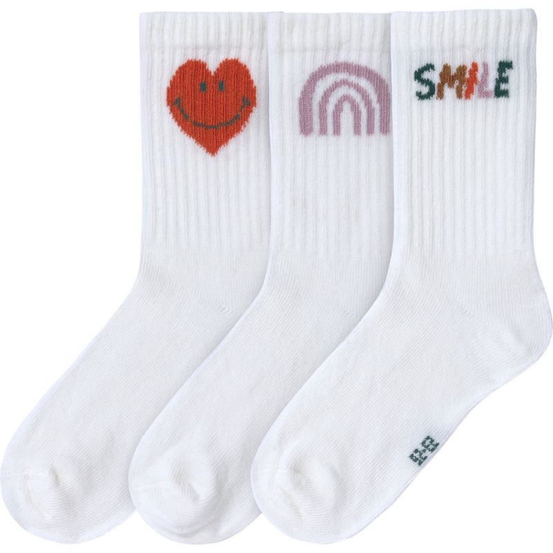 Lot de 3 chaussettes de tennis Little Gang Smile (pointure 19-22) Lässig Produit 1