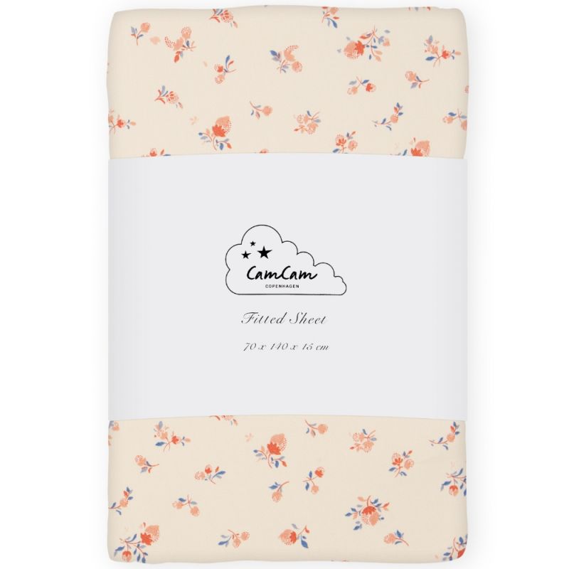 Drap housse en coton Berries (70 x 140 cm) Cam Cam Copenhagen Produit 1 grande taille