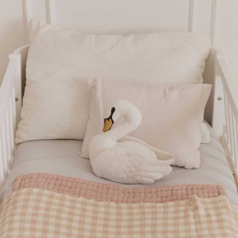 Couverture bébé tricotée Vichy Rose (80 x 100 cm) Lorena Canals Ambiance 2