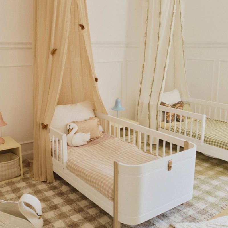 Couverture bébé tricotée Vichy Rose (80 x 100 cm) Lorena Canals Ambiance 4