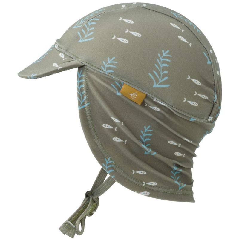 Casquette protège nuque Ocean blue (1-2 ans) Fresk