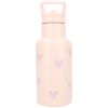 Gourde Cœurs rose (350 ml) Kidzroom Produit 2