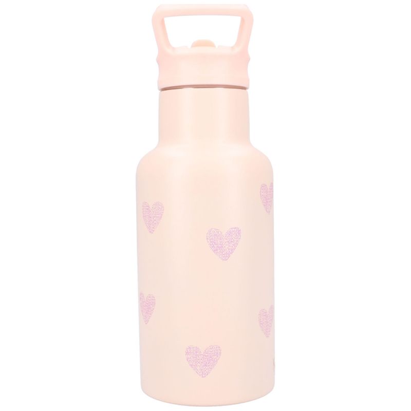 Gourde Cœurs rose (350 ml) Kidzroom Produit 2