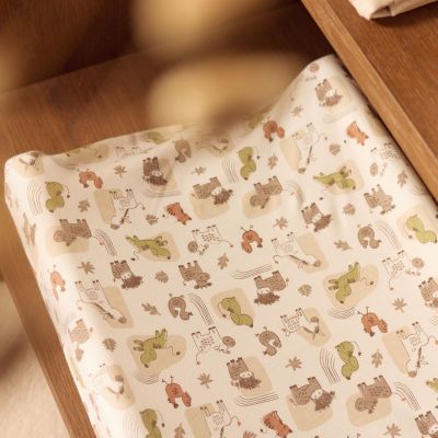 Housse de matelas à langer en jersey Barn Buddies (50 x 70 cm)