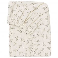 Drap housse Olive Bloom (70 x 140 cm) - Babyshower