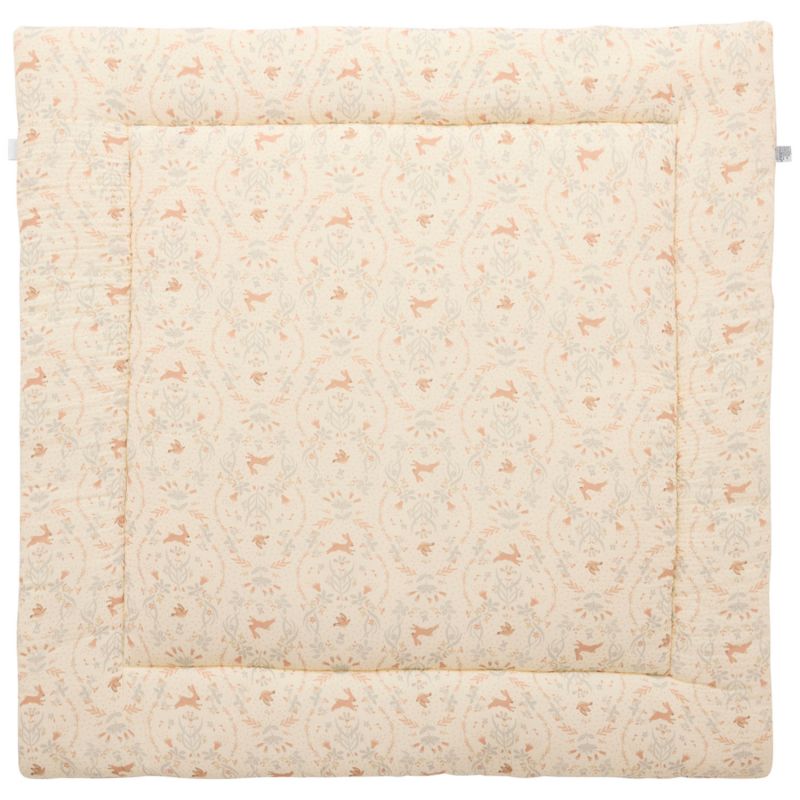 Tapis de jeu réversible et fond de parc jardin enchanté et ivoire (100x100 cm) BB & Co Produit 1