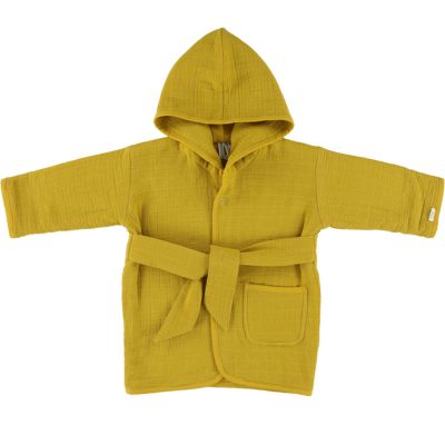 Peignoir Bliss jaune moutarde (1-2 ans) Les Rêves d'Anaïs