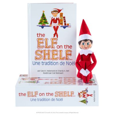 Coffret Lutine farceuse et livre The Elf on the Shelf