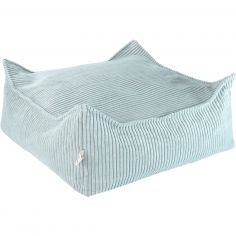 Pouf Ottoman Square Peppermint velours côtelé - Wigiwama