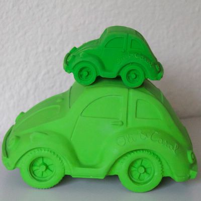 Petite Voiture Coccinelle Latex D Hevea Verte