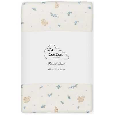 Drap housse Blueberries (60 x 120 cm) Cam Cam Copenhagen