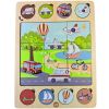 Puzzle d'activités Find & Match Transports Sapin Malin Produit 1