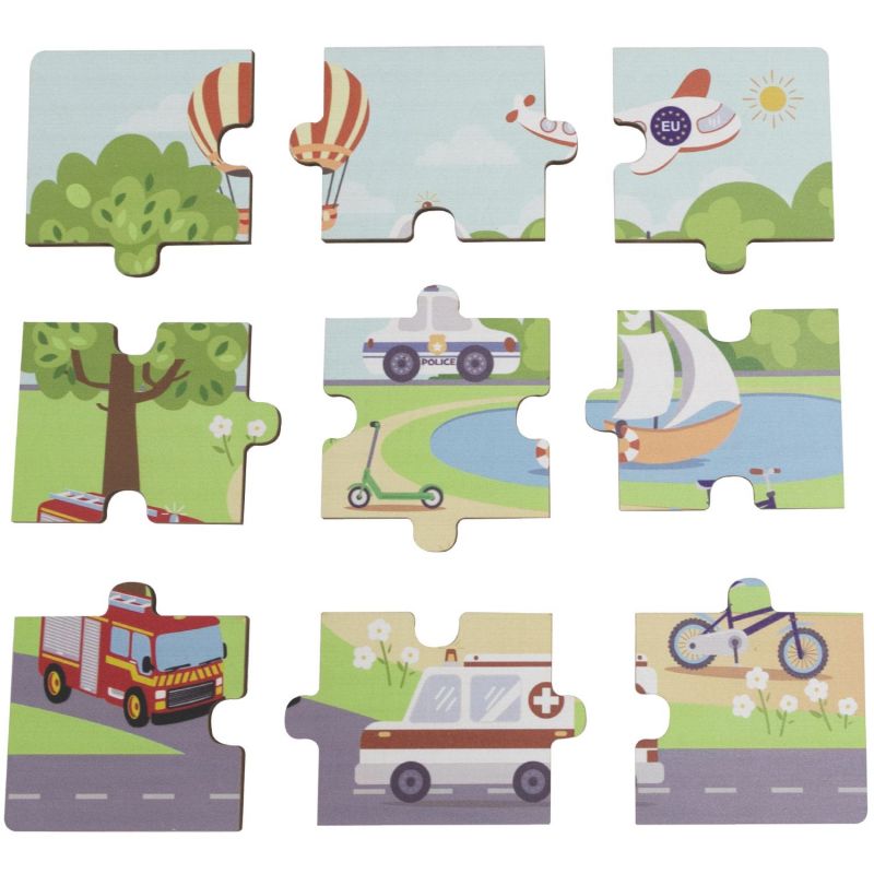 Puzzle d'activités Find & Match Transports Sapin Malin Produit 3
