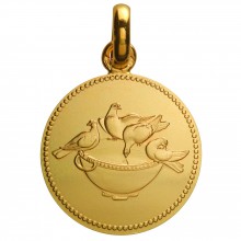 Médaille Colombes d'Hadrien (or jaune 750°)  par Monnaie de Paris