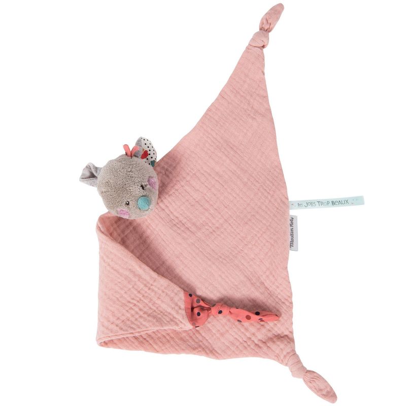 Doudou plat lange souris Les jolis trop beaux (34 cm) Moulin Roty