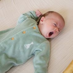 Pyjama en velours olive Sophie la girafe (1 mois)