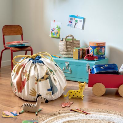 Sac à jouets 2 en 1 réversible Noomad Original Les Toupitis