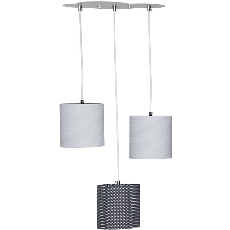 Suspension lumineuse trio Babyfan Sauthon