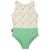 Variation Vert, blanc, jaune du produit Maillot de bain Clover Berry (5-6 ans) de la marque Hello Hossy