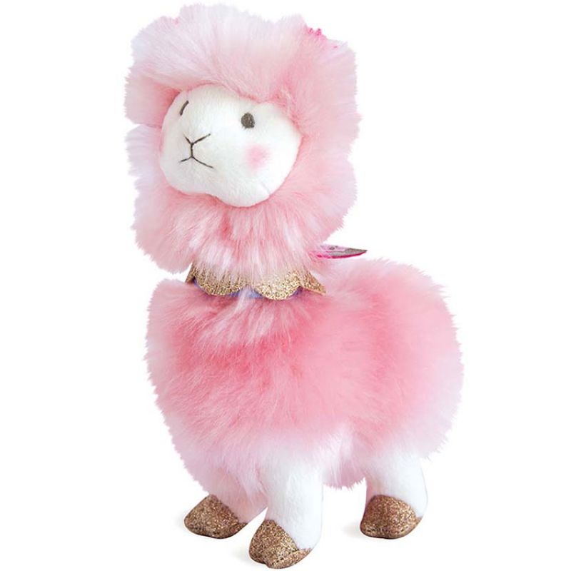 Peluche Lama rose Girls & Glitter (20 cm) Histoire d'Ours