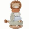 Lion à empiler doudou et bois Safari Friends Little Dutch Produit 2