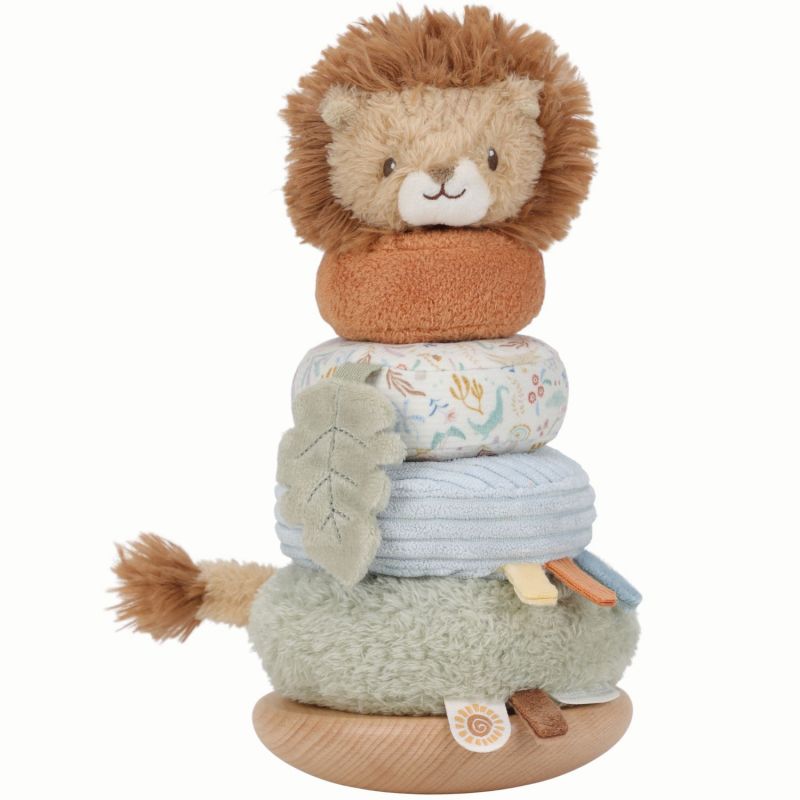 Lion à empiler doudou et bois Safari Friends Little Dutch Produit 2