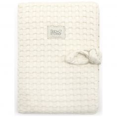 Protège carnet de santé Knot Gofre Vanilla - Babyshower