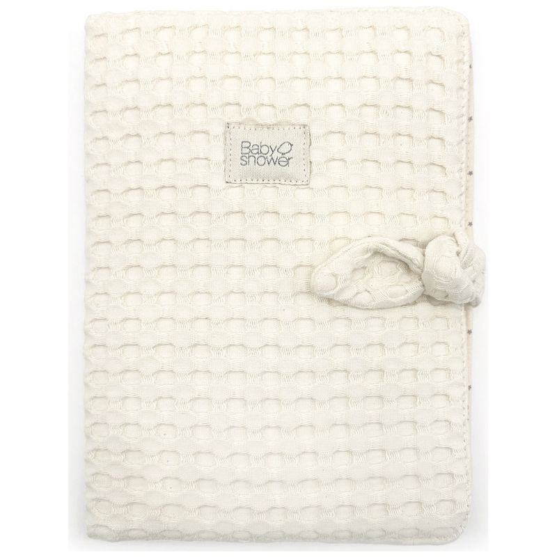 Protège carnet de santé Knot Gofre Vanilla Babyshower Produit 1
