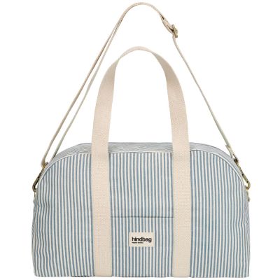 Sac à langer Charlie Rayures Fines Bleu